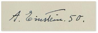EINSTEIN, ALBERT. The Meaning of Relativity. Signed and dated on the front free endpaper, A. Einstein. 50.